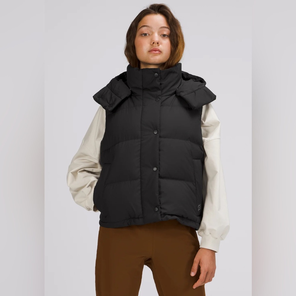 NWT Peloton x Lululemon Wunder Puff 600-Down-Fill Cropped Vest